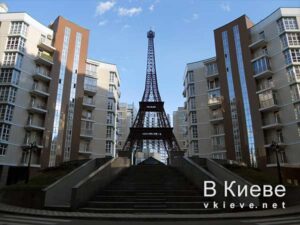 Эйфелева башня в Киеве. Французский квартал
